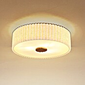 Globo Okrugla stropna svjetiljka Jannie  (40 W, Ø x V: 500 x 162 mm, Svijetlo žuta, Smeđa, E27) | BAUHAUS