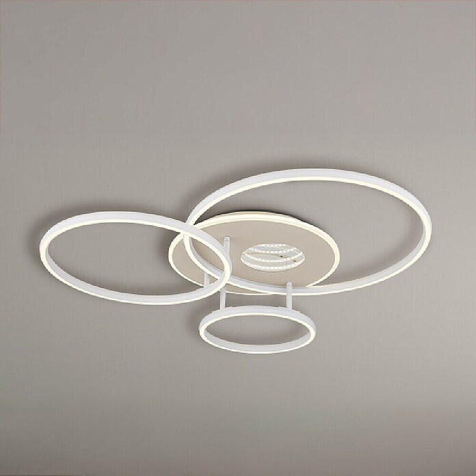 Globo LED stropna svjetiljka Invertina  (40 W, D x Š x V: 807 x 700 x 130 mm, Bež) | BAUHAUS