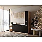Respekta Küchenzeile Ingrid (Breite: 180 cm, Schwarz, Mit Kochfeld) | BAUHAUS
