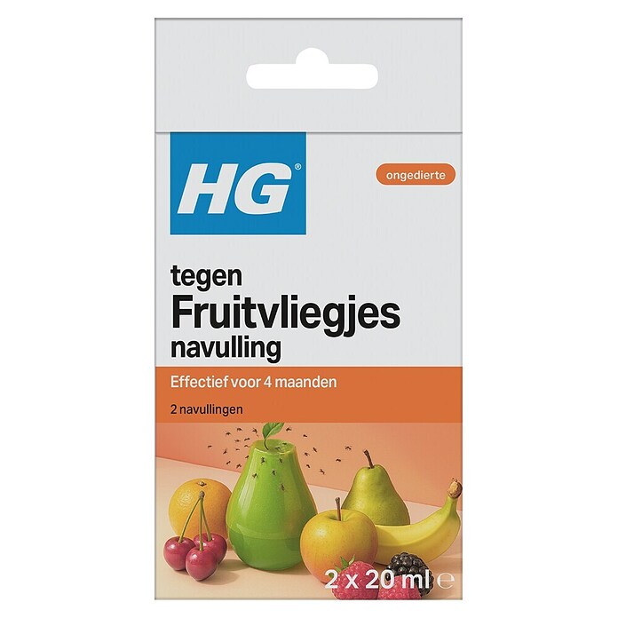 HG X Fruitvliegenval Navulling 40 ml (Totaal aantal stuks: 2 st., 20 ml) | BAUHAUS