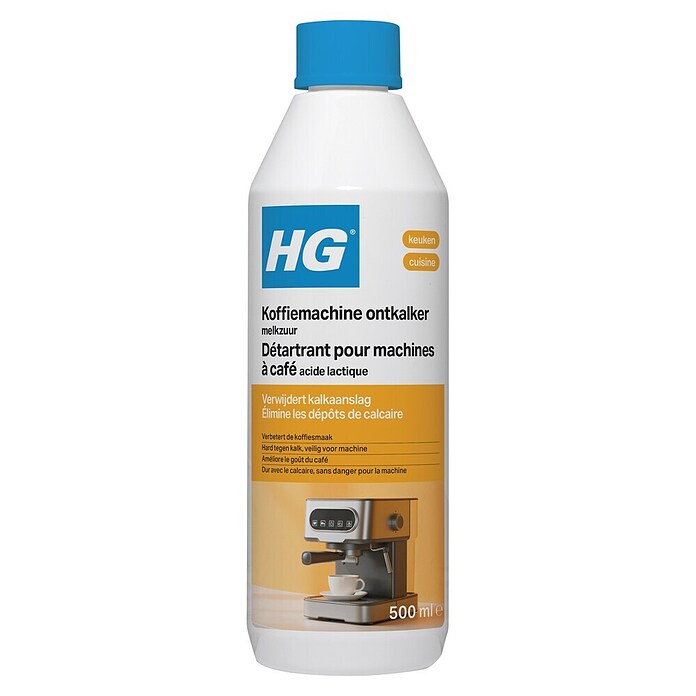 HG Koffiezetapparaat ontkalker (500 ml, Ingrediënten: Melkzuur) | BAUHAUS