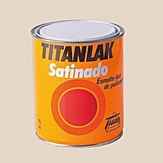 Titan Titanlak Esmalte de poliuretano (Blanco piedra, 750 ml, Satinado)