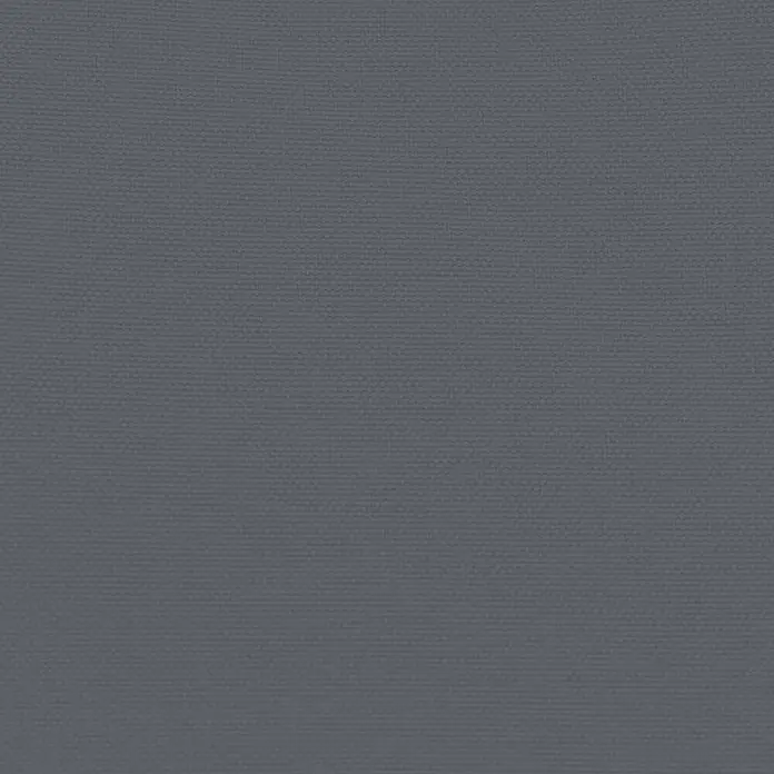 Furnicato Gartenbank pulverbeschichtetes Aluminium - B x T x H: 110 x 73 x 73 cm, Schwarz - Dunkelgrauer Stoff mit feiner, dezenter Webstruktur.
