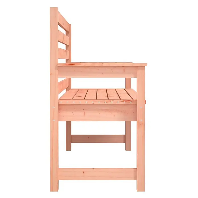 Furnicato Gartenbank Douglasien-Massivholz - B x T x H: 109 x 48 x 91,5 cm, Natürliches Douglasie - Helle Holz-Pflanzbank mit zwei Ablagen und einer Lattenrückenlehne.