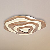 Globo LED stropna svjetiljka Jacks  (D x Š x V: 580 x 500 x 100 mm, Smeđa) | BAUHAUS