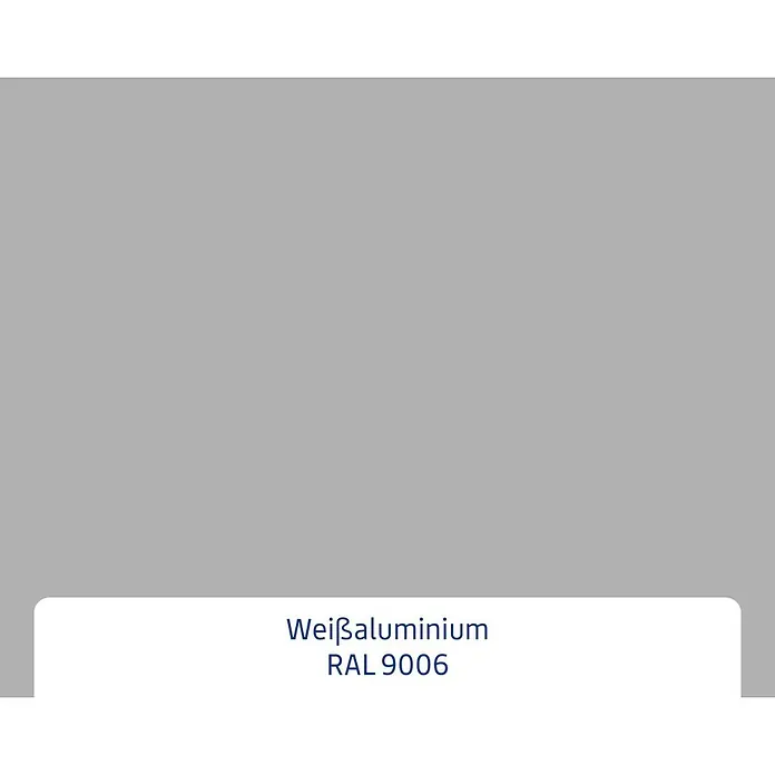 Hörmann EcoStar Haustür ISOPRO IP 410S - 110 x 210 cm, DIN Anschlag: Rechts, Weißaluminium - Farbprobe in Weißaluminium, RAL 9006.