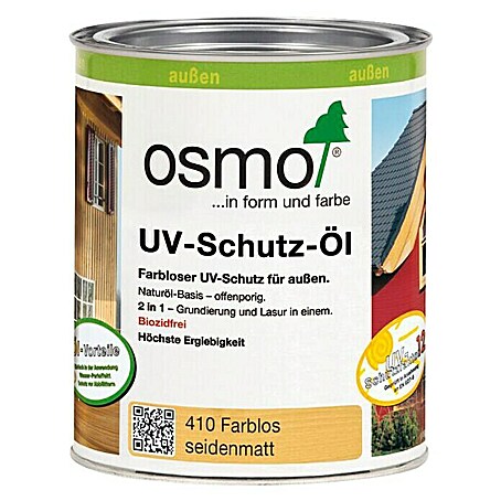 Osmo UV-Schutz-Öl 410 (Farblos, 750 ml, Seidenmatt)