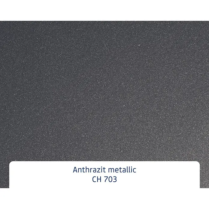 Hörmann EcoStar Haustür ISOPRO Secur IPS 410S - 110 x 210 cm, DIN Anschlag: Rechts, CH 703 Anthrazit Metallic - Metallic anthrazitgraue Oberfläche mit feiner Granulatsstruktur, Farbe CH 703.