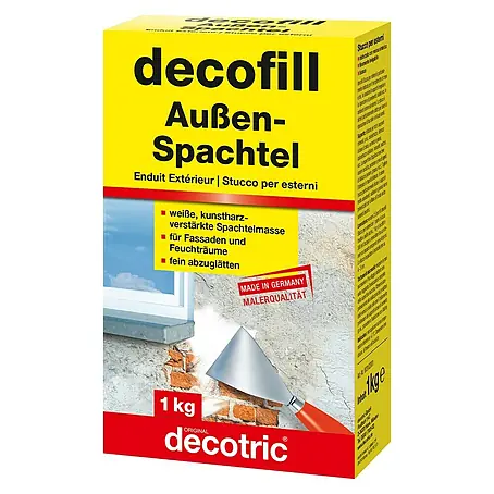 Decotric  Zement-Spachtelmasse decofill außen