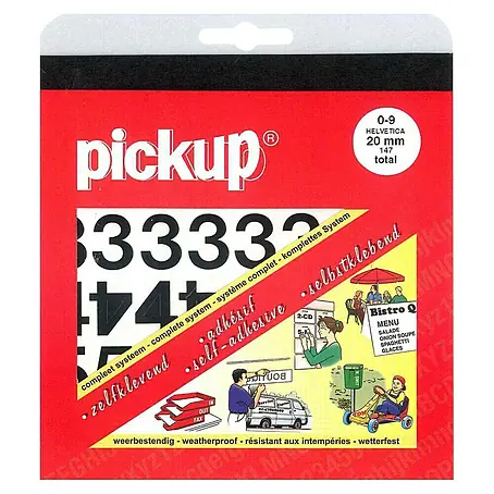 Pickup  Etiqueta adhesiva