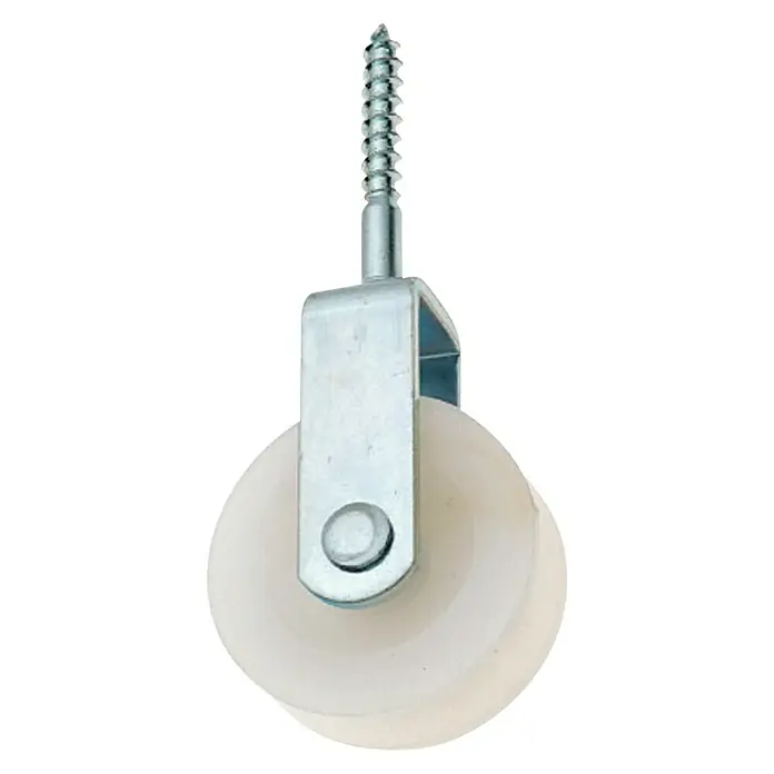 Seilrolle 60 Mm Für Stahlseil Ø 6 Mm – Belastbar Bis 100 Kg, Für Hängelasten & Hebezüge