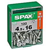 Spax Universalschraube T-Star plus (Ø x L: 4,5 x 16 mm, WIROX Oberfläche, T-Star plus, 100 Stk.)