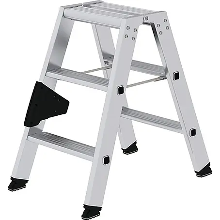 Munk  Stehleiter Stehleiter mit ergo-pad beidseitig begehbar 2x3 Stufen