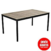 Keter Mesa de jardín Porto (L x An x Al: 155 x 95 x 75 cm, Polipropileno, Rectangular, Walnut/Antracita) | BAUHAUS