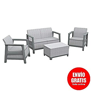 Keter Conjunto de muebles Scandi (Polipropileno, Gris)