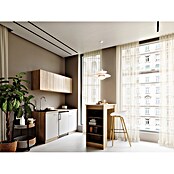 Respekta Miniküche Ingrid (Breite: 150 cm, Weiß, Mit Bartisch, Mit Kochfeld + Kühlschrank) | BAUHAUS