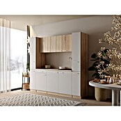 Respekta Küchenzeile Ingrid (Breite: 210 cm, Weiß, Mit Kochfeld) | BAUHAUS