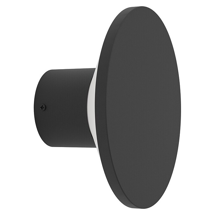 Eglo Rigosa Aplique exterior (10 W, Diámetro: 18,5 cm, Negro, Blanco, IP44) | BAUHAUS
