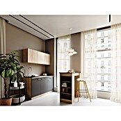 Respekta Miniküche Ingrid (Breite: 150 cm, Grau, Mit Bartisch, Mit Kochfeld) | BAUHAUS