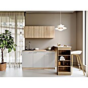 Respekta Miniküche Ingrid (Breite: 150 cm, Weiß, Mit Bartisch, Mit Kochfeld) | BAUHAUS