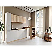 Respekta Küchenzeile Ingrid (Breite: 180 cm, Weiß, Mit Bartisch, Mit Kochfeld) | BAUHAUS