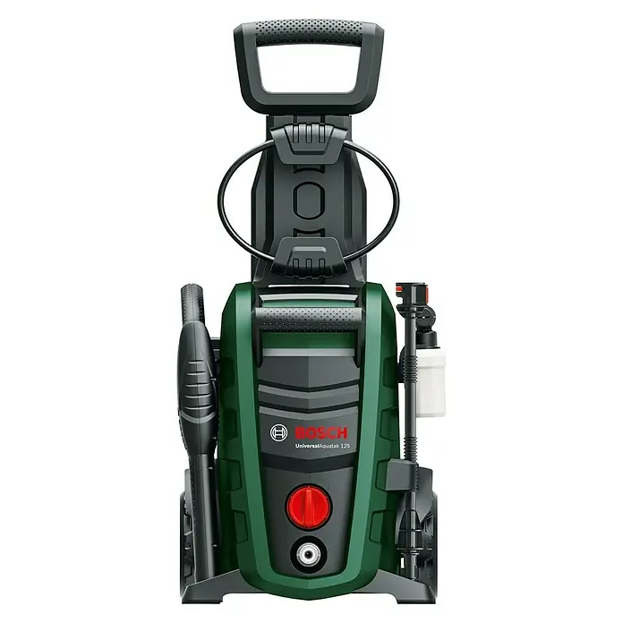 Bosch Hochdruckreiniger UniversalAquatak 130 - 1.700 W, Fördermenge: 380 l/h - Bosch UniversalAquatak 125 Hochdruckreiniger in Grün und Schwarz, ideal für Reinigungsarbeiten rund ums Haus.