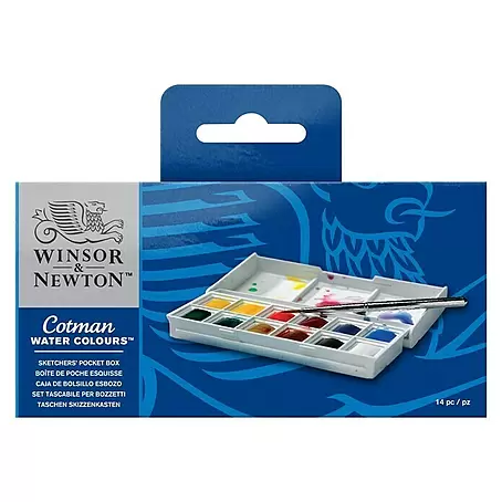 Winsor & Newton Cotman Aquarellfarben-Set Sketcher´s Pocket Box