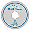 Stabilit Perlondraht (Ø x L: 0,7 mm x 50 m, Transparent)