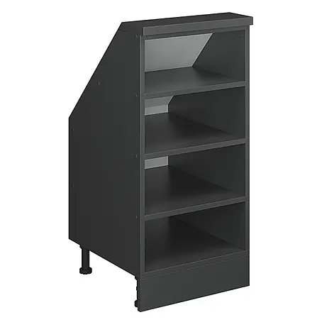 Vicco  Schrankküche R-Line Anthrazit mit 4 Fächern