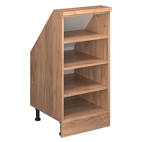 Küchenschrank für Dachschrägen R-Line 40 cm Goldkraft Eiche Art.-Nr. 58285