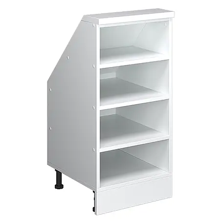 Vicco  Schrankküche R-Line Weiß mit 4 Fächern