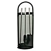 Lienbacher Kamingarnitur (3-tlg., Schwarz, Höhe: 66 cm)