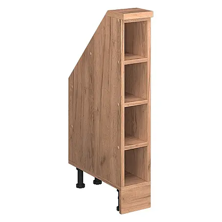 Küchenschrank für Dachschrägen R-Line 15 cm Goldkraft Eiche Art.-Nr. 58282