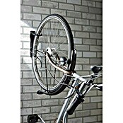 Mottez Gancho de pared para bicicletas B865V (Apto para: 1 bicicleta, Negro)