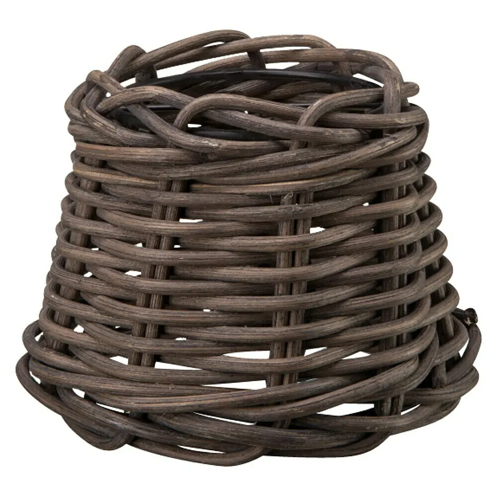 Raghu Heritage House Lampenschirm – Stoff, 30,5 Cm Unten, 15,2 Cm Oben, 20,3 Cm Hoch – Rot/beige Karomuster, Clip Für Glühbirne
