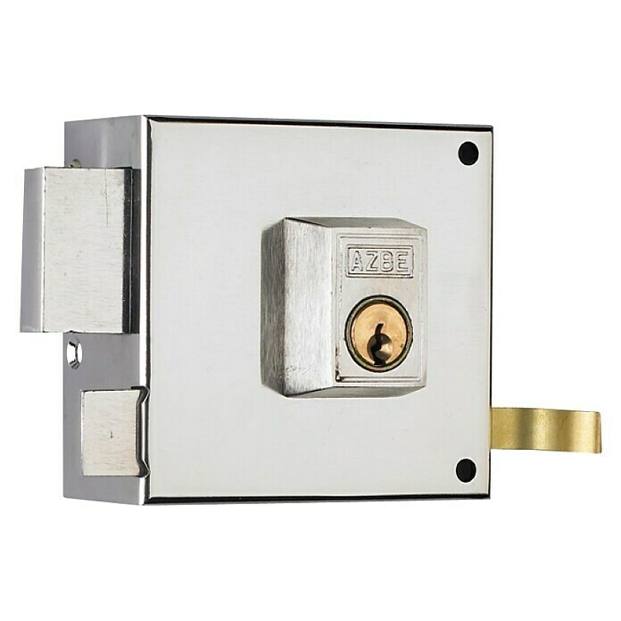 Yale Cerradura con cerrojo 12580 (Tipo de cerradura: Cerradura de bombín, DIN-Izquierda, Puerta exterior)