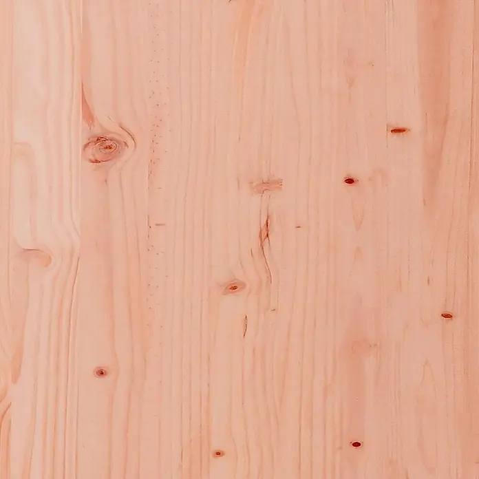 Furnicato Gartenbank Douglasienholz Anthrazit - B x T x H: 40 x 60 x 43 cm, Anthrazit - Helle Holzoberfläche mit sichtbarer Maserung und deutlichen dunklen Ästen.