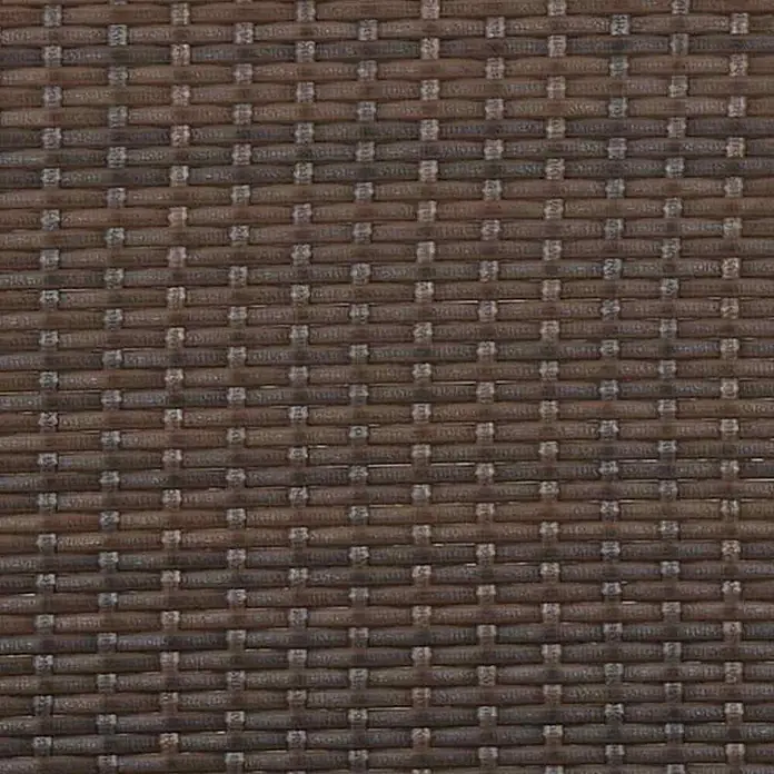 Furnicato Gartenbank PE-Rattan - B x T x H: 90 x 51 x 85 cm, Braun - Dunkelbraune, geflochtene Textur, ähnlich synthetischem Rattan.