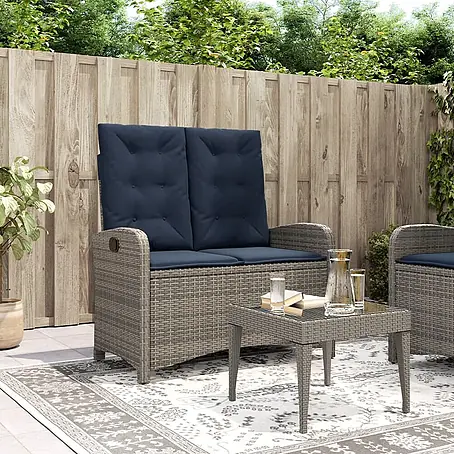 Furnicato  Gartenbank PE-Rattan