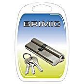 Micel Brimic Cilindro L15 simétrico 2 unidades (30/30 mm, 6 llaves, Níquel)