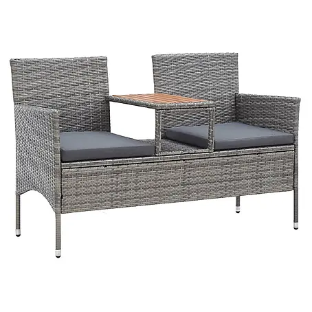 Furnicato  Gartenbank PE-Rattan