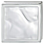 Bloque de vidrio Ondulado  (Claro, 19 x 19 x 8 cm, Tipo de acabado: Satinado)