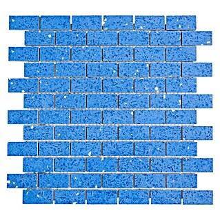Mozaïektegel brick XCM ASMB5 (30 x 30 cm, Blauw, Glanzend)