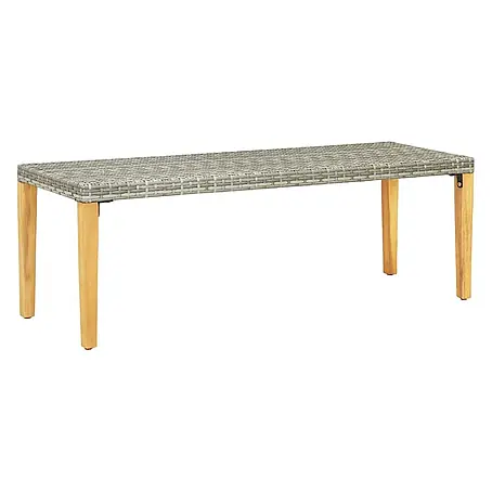 Furnicato  Gartenbank Poly Rattan