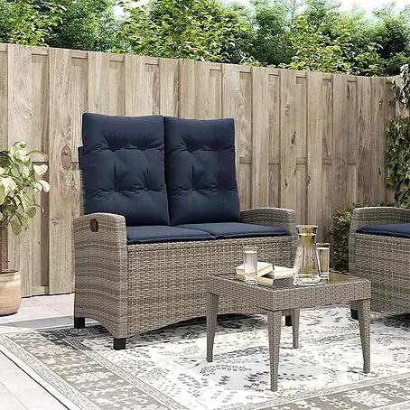 Furnicato  Gartenbank PE-Rattan