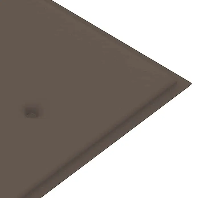 Furnicato Gartenbank Eukalyptusholz geölt - B x T x H: 150 x 60 x 89 cm, Taupe - Dunkelbraune rechteckige Duschwanne mit matter Oberfläche und zentralem vertieftem Ablauf.