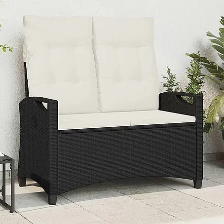 Furnicato  Gartenbank pulverbeschichtet Creme