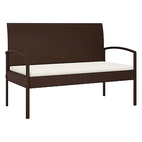 Furnicato  Gartenbank PE-Rattan