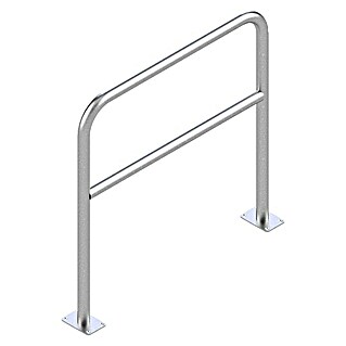 Schake Sperrbügel (B x H: 1.000 x 1.000 mm, Stahl, Aufdübeln, Mit Querholm)