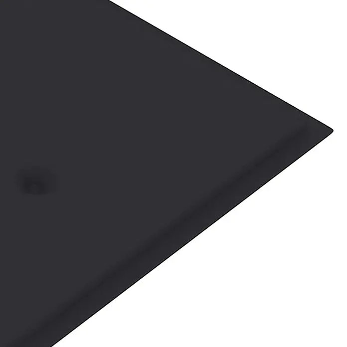 Furnicato Gartenbank Eukalyptusholz geölt - B x T x H: 150 x 60 x 89 cm, Anthrazit - Schwarze, rechteckige Duschwanne mit integriertem Abfluss.